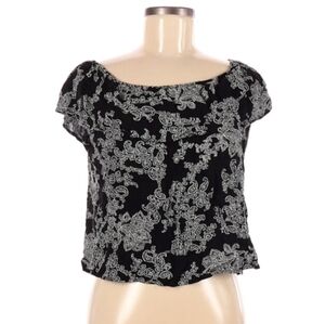 Nasty Gal x After Party Ruffle Crop Top Women's Size Medium